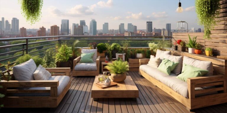 Meble z palet na balkon - stwórz przestronne i stylowe siedzenia